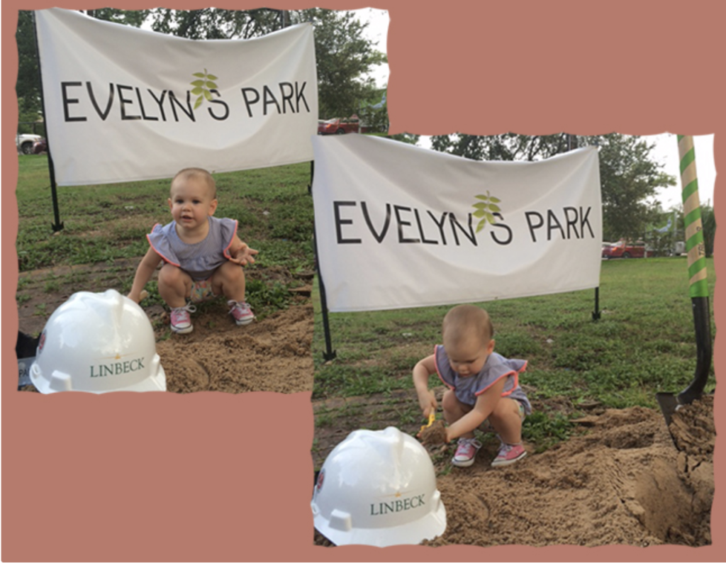 Issa ground breaking at Evelyn's Park