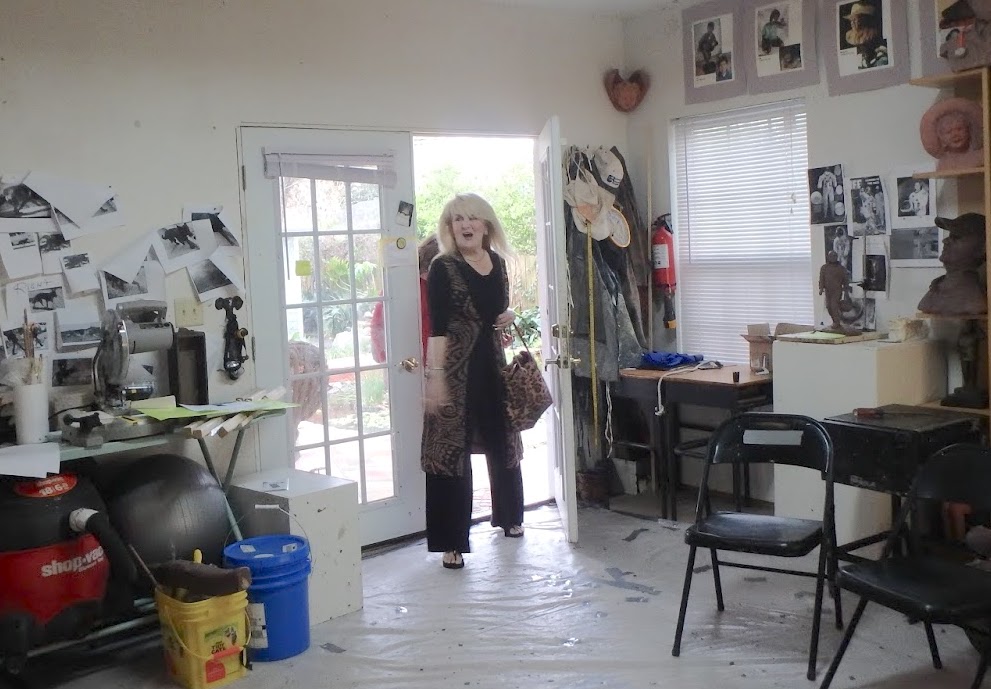 Johnturner10 Sculpture process by Texas artist Bridgette Mongeon