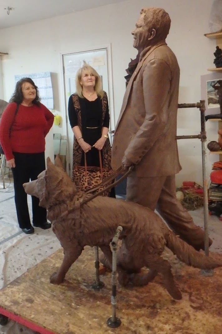 Johnturner8 clay statue approval for Frisco, Texas
