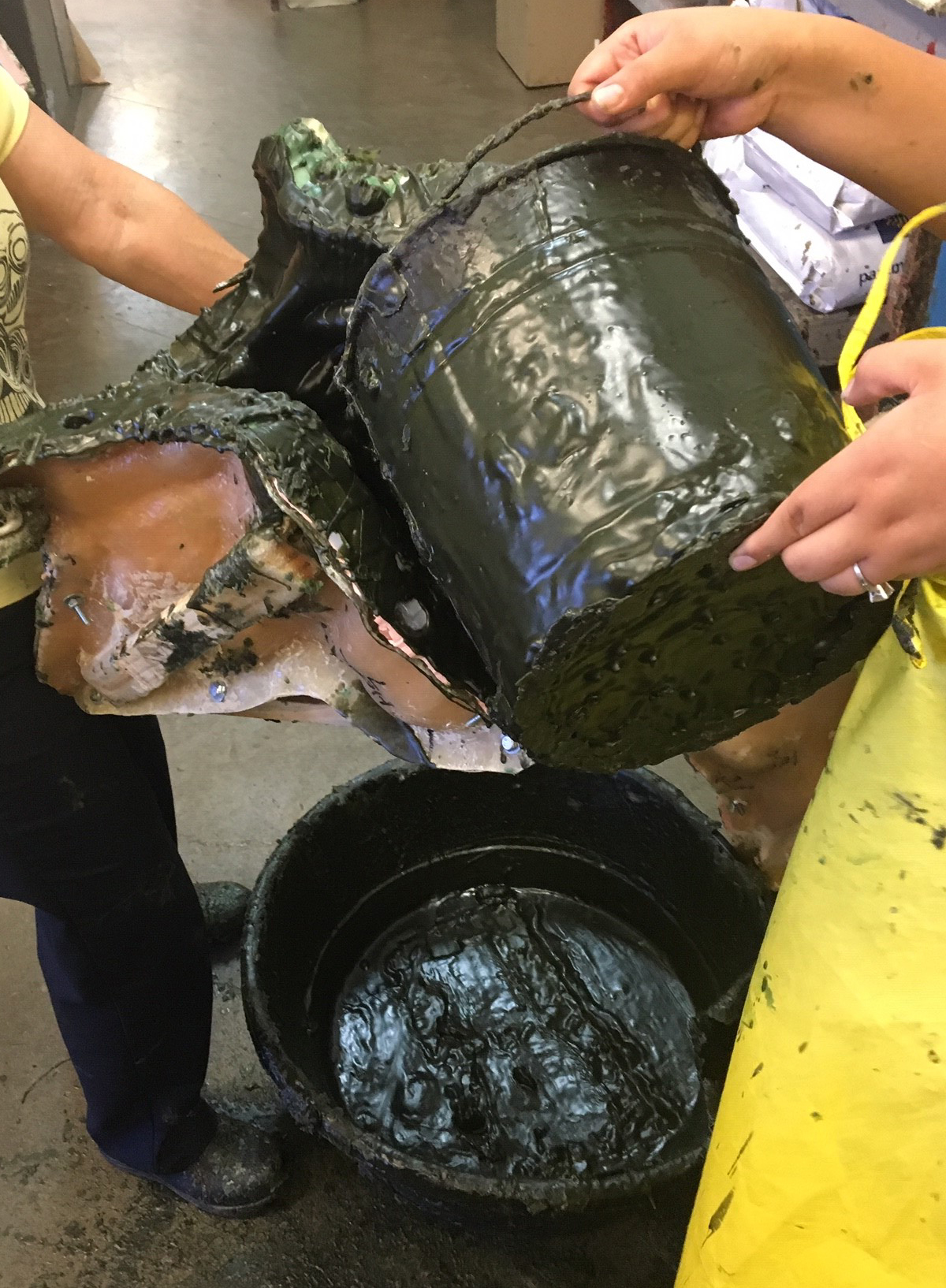 johnturner19 Step by step process of casting a bronze.