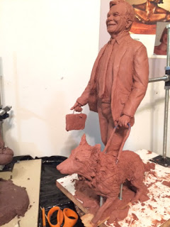 johnturner3 creating a life size bronze