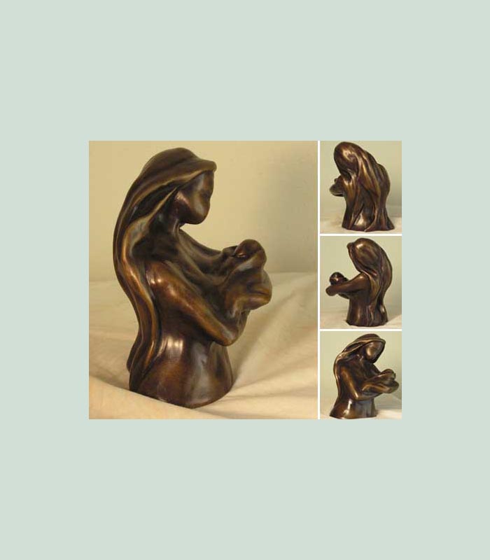 mother and baby sculpture