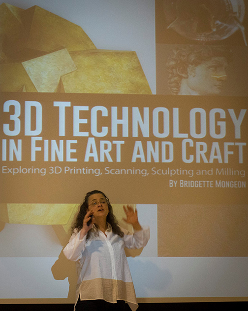 penn state Bridgette mongeon speaks on 3D technology at Penn State University on STEAM