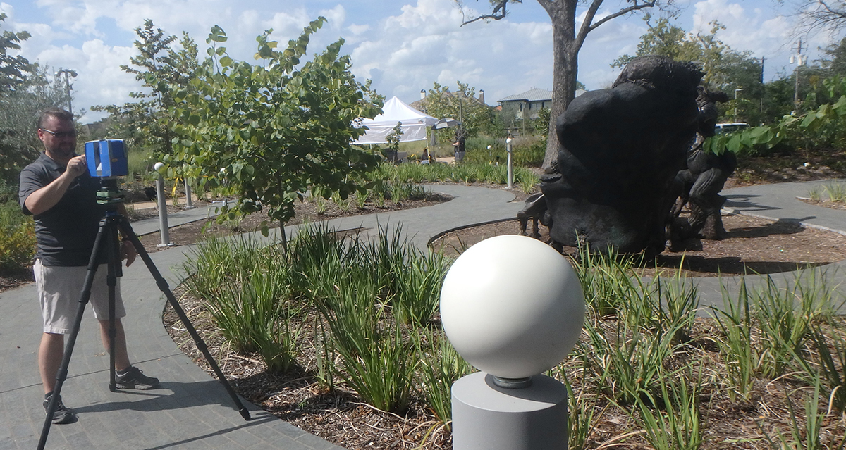 ERA Evelyn's park and 3D scanning.