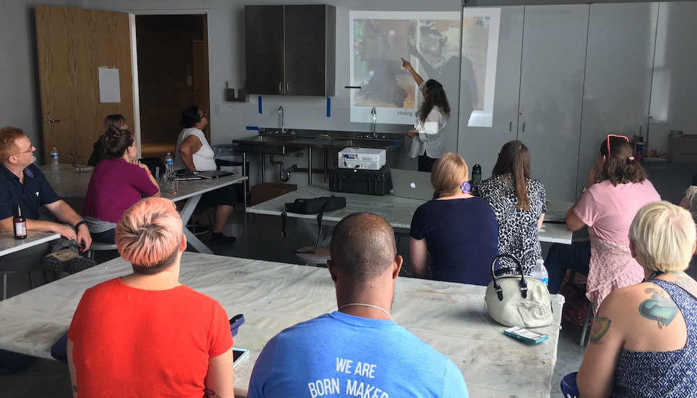 workshop Houston artist Bridgette Mongeon and workshops