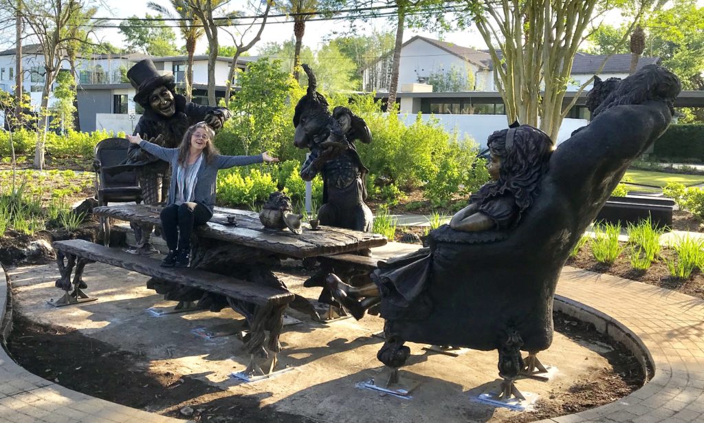 Bridgette Mongeon and Alice in Wonderland