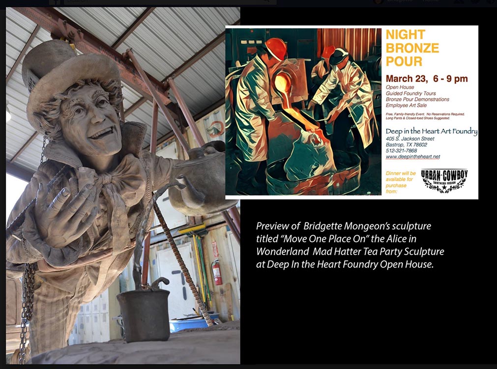 Bridgette Mongeon and Deep in the Heart Art Foundry