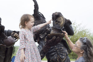 Bridgette Mongeon sculpts Alice In Wonderland