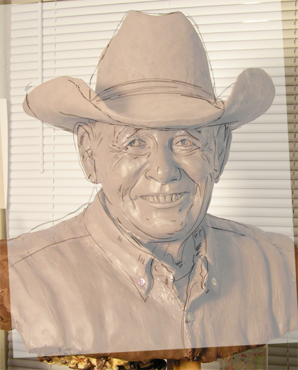 Portrait busts by Bridgette Mongeon