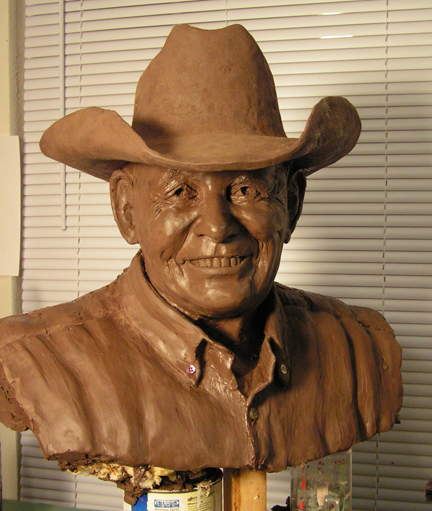 Portrait busts by Bridgette Mongeon