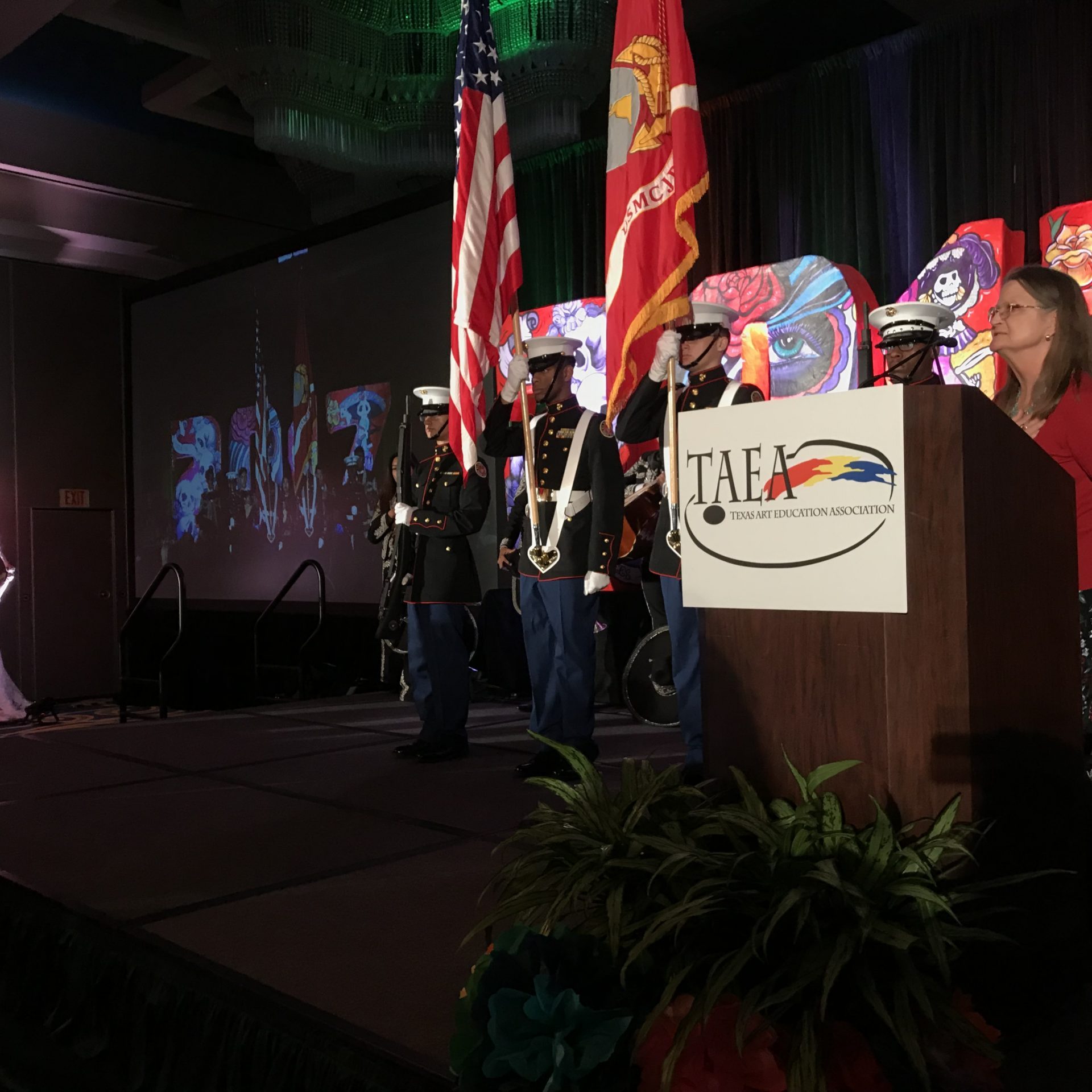 Sculptor speaks at TAEA
