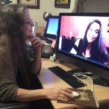 coaching and mentoring artists by Bridgette Mongeon